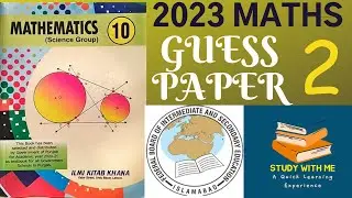 10th class Maths Guess Paper 2023 | Class 10 Maths Guess Paper 2023 | SLO Based Model Paper 2022 Set