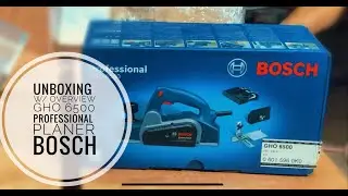 Unboxing w/ Overview of BOSCH GHO 6500 Professional Planer