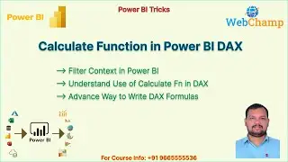 PBI_48: Mastering the Calculate Function in Power BI DAX || Learn Use of Calculate Function in DAX