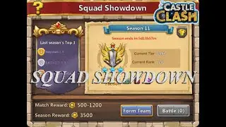 CASTLE CLASH SQUAD SHOWDOWN
