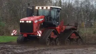 Testdrive Versatile 550 DeltaTrack rupstrekker 550 HP 40km/h playing in the mud