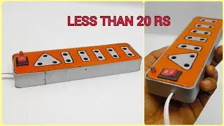 How To Make An Extension Board At Home | Homemade Extension Cord