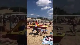 😳😳😳  Пляж в Витязево 18.08.2022