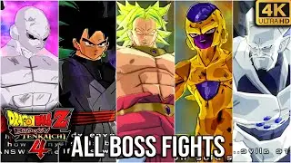 Dragon Ball Z: Budokai Tenkaichi 4 All Boss Fights + Ending (PS2/PCSX2) (4K)