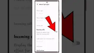 Incoming call par light effect kaise lagaye | How To Add Light Effect To Incoming Calls On Vivo V27