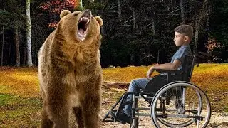 The stepmother left her paralyzed son in the forest, that's what the bear did to him!