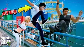 ATEŞ ECESU'YA ASILAN KEKOLARI DÖVÜYOR! - GTA 5 ATEŞ'İN HAYATI