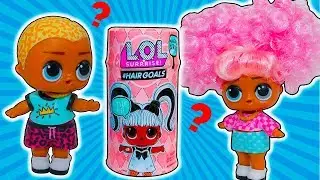 Куклы ЛОЛ Сюрприз Hairgoals MAKEOVER! Мальчик СКРИББЛ как НЯНЯ! ТРАНСФОРМАЦИЯ Мультик LOL Surprise