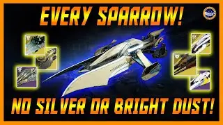 Destiny 2 -  Every Sparrow You Can Get - NO EVERVERSE!!