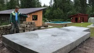 Снял опалубку с погреба! А там...