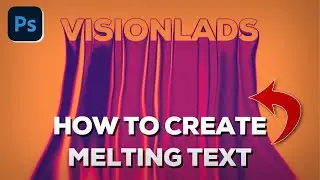 How to create Melting text effect in photoshop