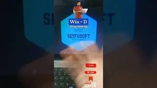 Part 22 Windows Keyboard Shortcut for Show desktop #shortcut #Windows #keyboard #1m #SeyfuSoft