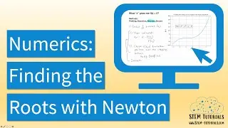 Numerical Methods: Newton's Method to Find the Roots of a Non-Linear Equation  |  A Simple Example