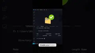 How to create Folder 📁 in Vscode