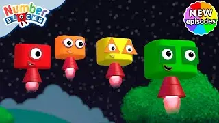 Grid Unlocked | Series 7 | Learn Times Tables | Learn to Count | Numberblocks