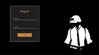 Pubg Login Form With HTML And CSS Code |How To Create A Login Form In HTML CSS