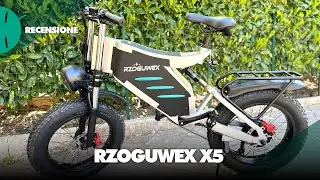 Recensione RZOGUWEX X5: non hai MAI VISTO una fat bike da 60 km/h così