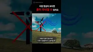 #shorts 이런 현상이 보이면 당장 도망치세요!