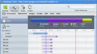 Google Chrome Developer Tools: Inspecting elements and resou