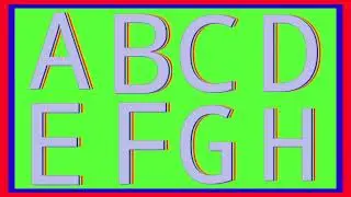 abcd green screen||green screen video||a b c green screen||