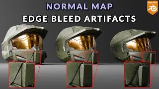 Blender | Black Edge Normal Map Artifacts | 