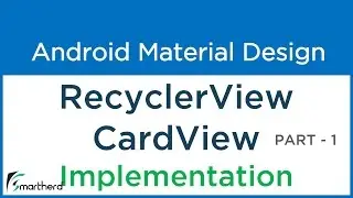 #9.2 Android Recycler View with Card View example. Implementation | Flexible ListView