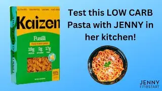 Try this LOW CARB Pasta with JENNY in her kitchen!