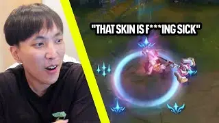 The NEW T1 Worlds Skins Are INSANE | Doublelift Reacts to the 2023 T1 World Skins