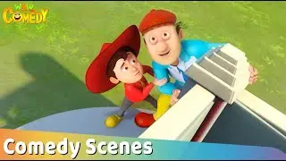 Best Comedy Scenes | 55 | Chacha Bhatija Special |Cartoons for Kids | Wow Kidz Comedy 