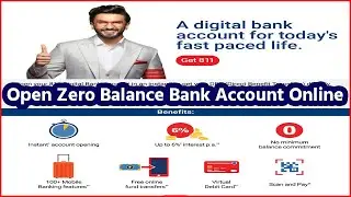 Zero Balance Account Opening Online Process | Kotak 811 Zero Balance Account Open Online