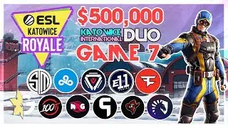 $500,000 🥊ESL Katowice Duo🥊 Game 7 Viewing Party (Fortnite)