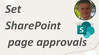 How to set SharePoint page approvals ?