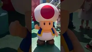 Isn’t Toad just the CUTEST? FUNNY Universal Characters #toad #mario #universalstudios