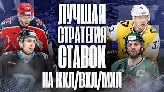 Как обыгрывать букмекера на ставках на Хоккей. КХЛ. МХЛ. Лучшая стратегия ставок на спорт в 2024