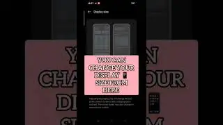 How to Change Display Size in OnePlus | Screen Size kaise change Karen | 