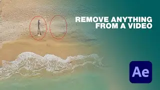 how to remove anything from a video in after effects