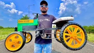 Monster Size Tractor | John Deere 5405 | 4WD Farming Die Cast Model | Iron Pedal Tractor Model |