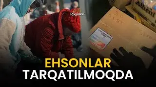 Siz azizlar jo'natgan yordamlaringiz egalariga topshirilmoqda | 
