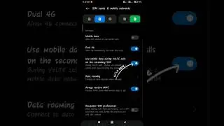 How to Turn On VoLTE Calls on Secondary SIM in Redmi | Volte Calls Kaise Karen | #redmi | #shorts