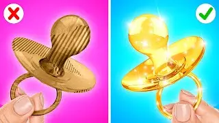 МЕНЯ УДОЧЕРИЛИ МИЛЛИАРДЕРЫ || Богатые Vs Бедные! Крутые Лайфхаки И Гаджеты Для Родителей С 123 GO!