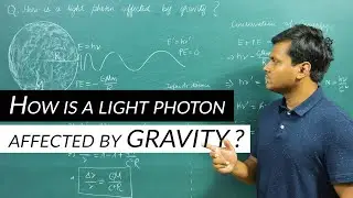 How is a light photon affected by Gravity?