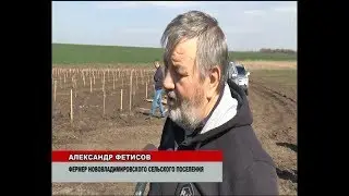 Фермер Александр ФЕТИСОВ  из ст.Нововладимировской заложил 27 га. интенсивного сада