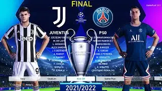 PES 2021 - Juventus vs PSG - Final UEFA Champions League [UCL] 2021/2022 - C.Ronaldo vs Juventus