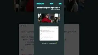 Expanding Cards Using CSS Flexbox – Smooth Animation! 🚀✨ 