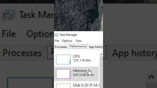 Tech In 1 Minute | How to check the ram speed in windows 10