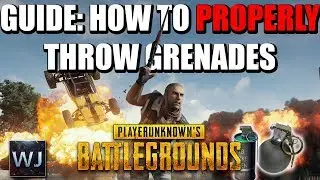 GUIDE: How to PROPERLY throw GRENADES in PLAYERUNKNOWN's BATTLEGROUNDS (PUBG)