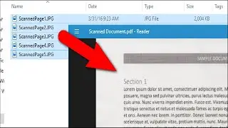 How to Combine Images into One PDF File in Windows