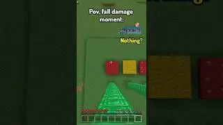 Pov, Minecraft Fall Damage Moment..