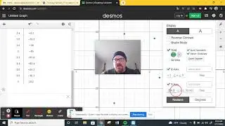 Sinusoidal Regression in Desmos