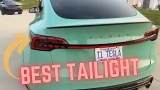 BEST Tesla Taillights for Model 3 or Y - Light Strip